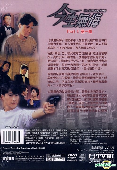 YESASIA Image Gallery The Breaking Point 1991 DVD Ep. 1 12 To Be Continued TVB Drama