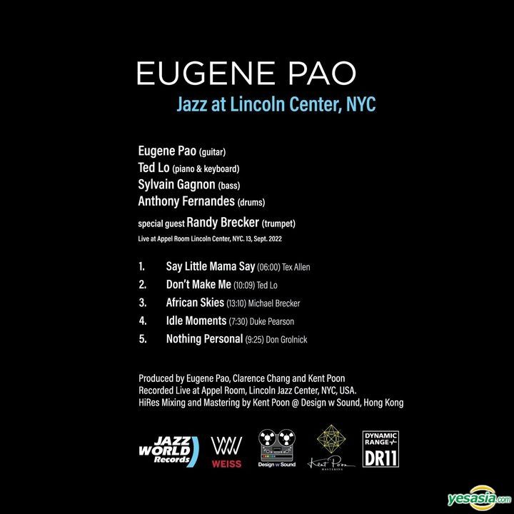 YESASIA : Jazz At Lincoln Center, NYC 鐳射唱片 - 純音樂, 包 以正, Jazz World ...