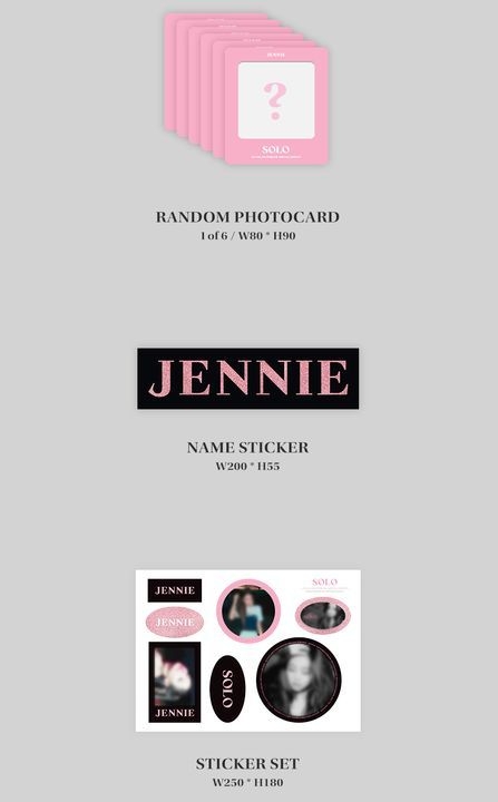 YESASIA : Jennie - SOLO Photobook (Special Edition) 海報/寫真集