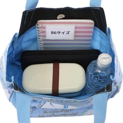 Anime Cinnamoroll Lunch Bag - Large Capacity Leakproof Tote For Work Or School - Oxford Cloth With Insulated Lining - Blue - View #4
