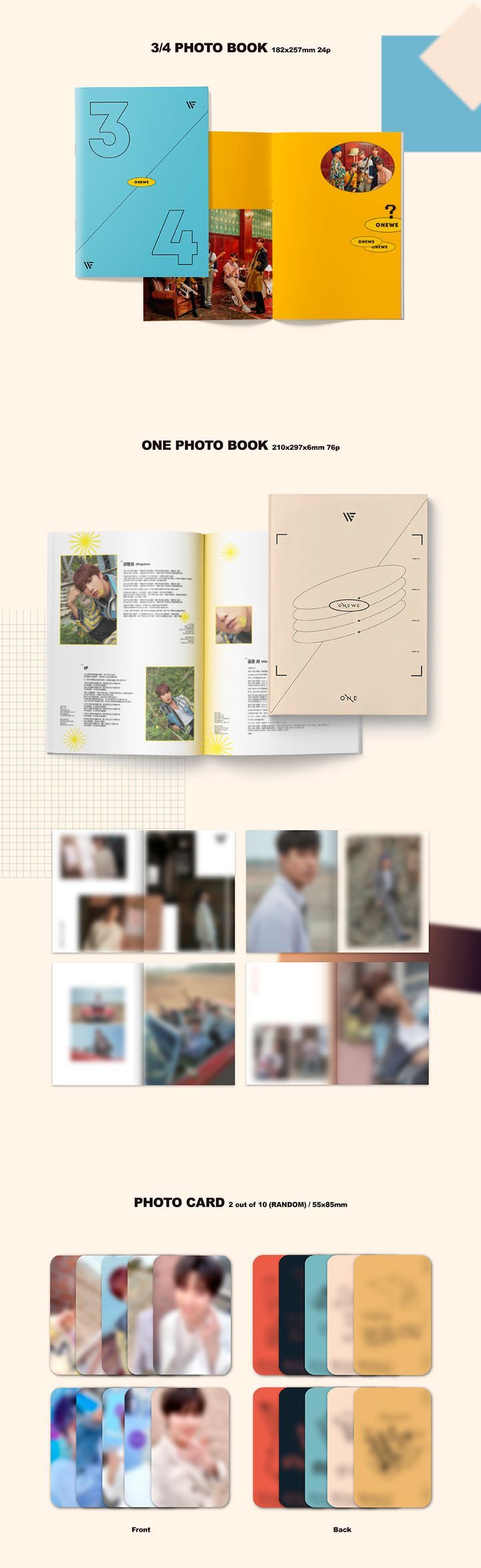 YESASIA: ONEWE 1st Full Album - ONE Music - ONEWE, RBW - Korean