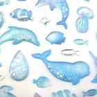 Summer Drop Clear Sticker (Ocean)