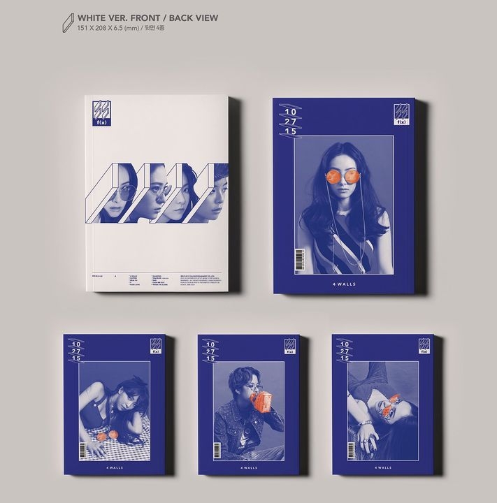 YESASIA: f(x) Vol. 4 - 4 Walls (Random Version) + 3 Posters in