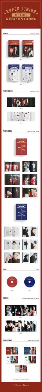 Super Junior Vol. 11 Vol.1 - The Road : Keep on Going (Random Version) + Random Folded Poster