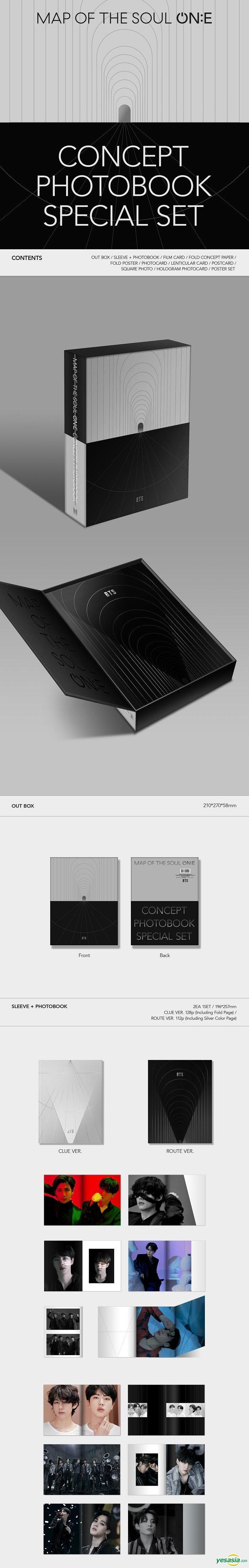 BTS Map of the Soul ONE Concept Photobook Special Set