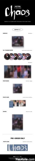 VICTON Mini Album Vol. 7 - Chaos (Digipack Version) + Folded Poster