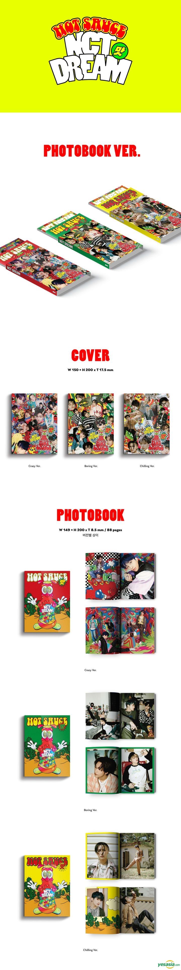 YESASIA: NCT DREAM Vol. 1 - Hot Sauce (Photo Book Version