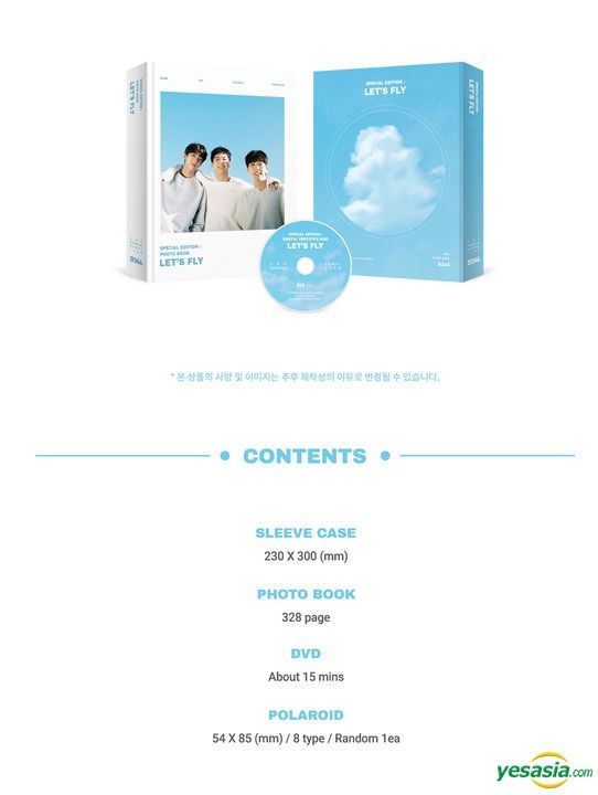 YESASIA: B1A4 Special Edition: LET'S FLY Photobook (DVD + Polaroid 