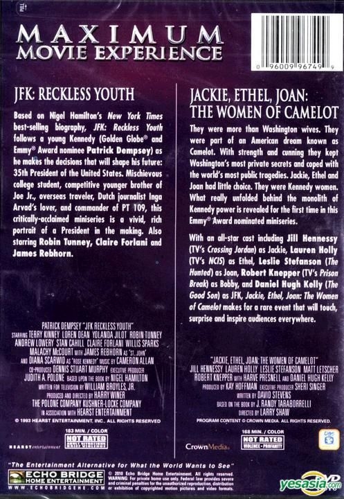 Yesasia Jfk Reckless Youth Jackie Ethel Joan The Women Of Camelot Dvd Us Version Dvd 