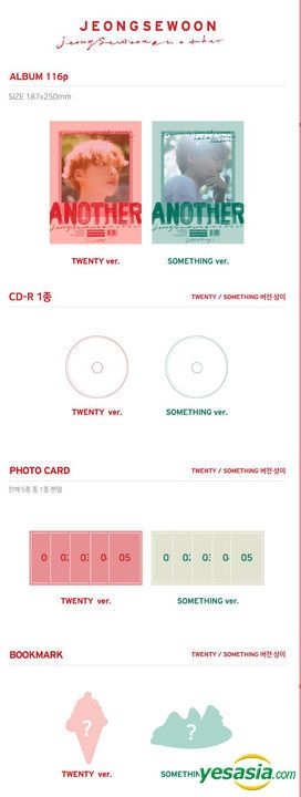 Yesasia Jeong Se Woon Mini Album Vol 2 Another Twenty Version