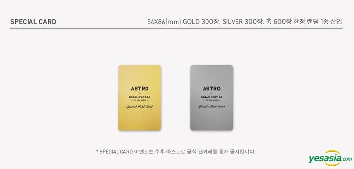 YESASIA: Astro Mini Album Vol. 5 - Dream Part.02 (Wish Version) +