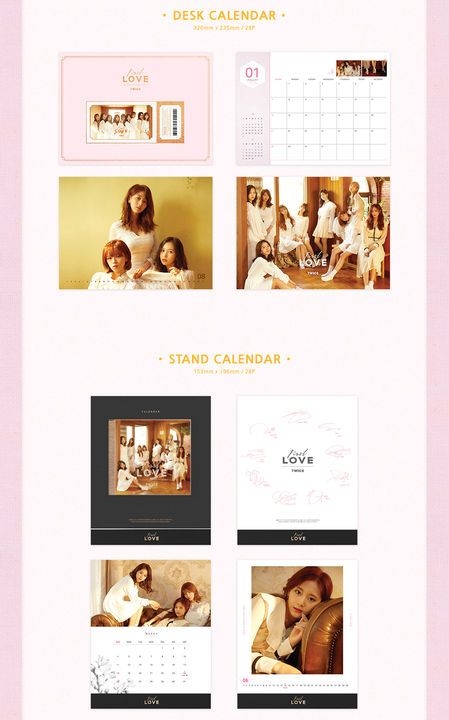 Yesasia Twice 18 Season S Greetings First Love Photo Poster Groups Calendar Female Stars Twice Korea Copan Global Korea Lifestyle Gifts Free Shipping