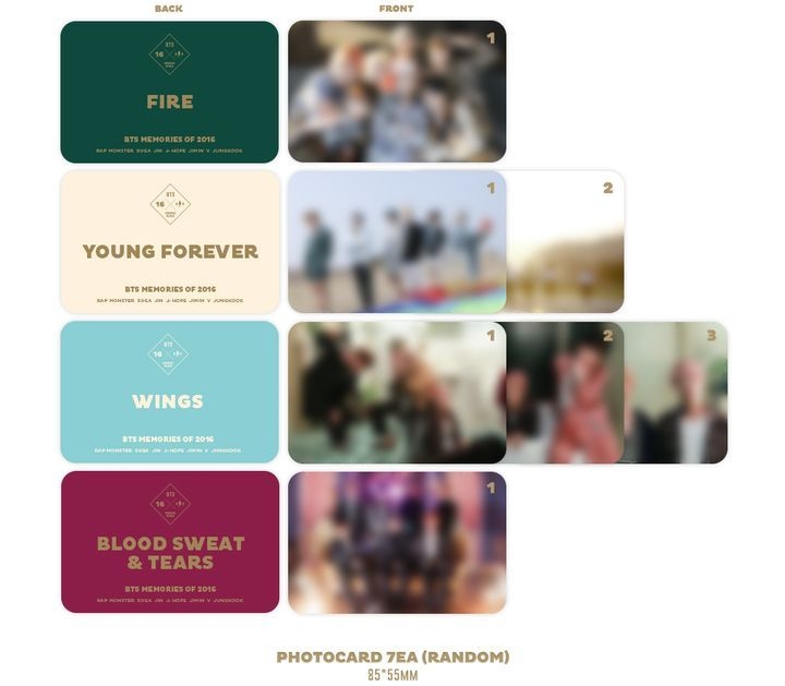 YESASIA: Recommended Items - BTS Memories of 2016 (4DVDs +