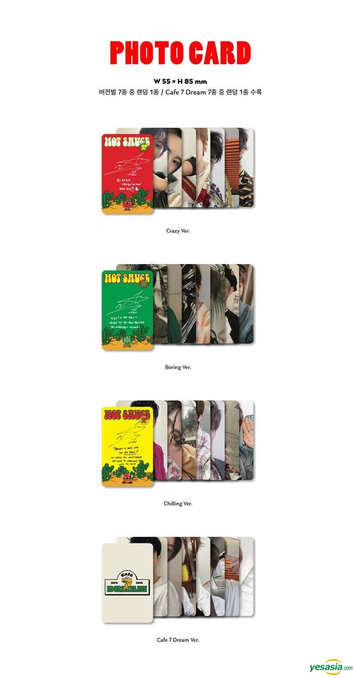 YESASIA: NCT DREAM Vol. 1 - Hot Sauce (Photo Book Version) (Boring
