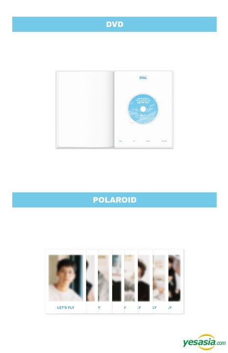YESASIA: B1A4 Special Edition: LET'S FLY Photobook (DVD + Polaroid 