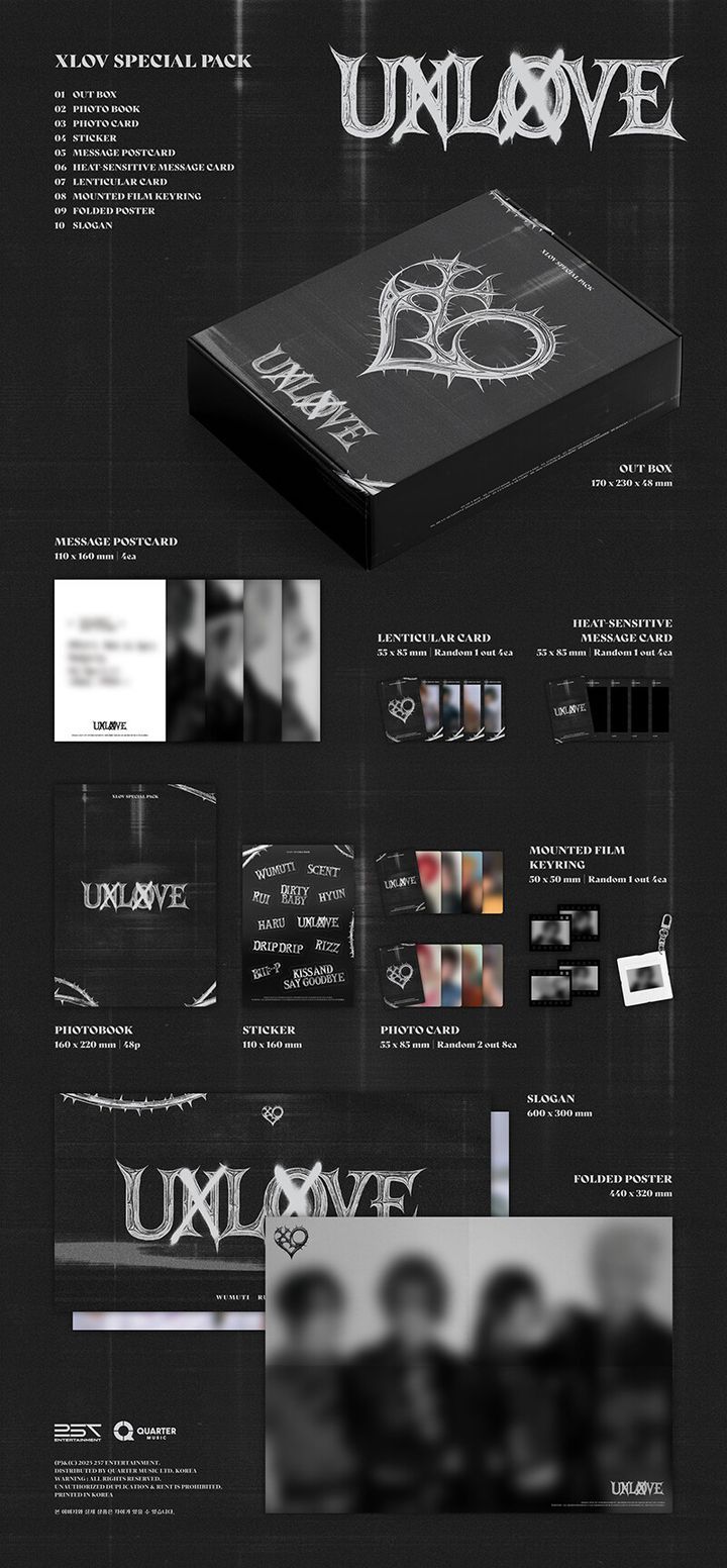 YESASIA: XLOV Mini Album Vol. 1 - UXLXVE (Special Pack) Music
