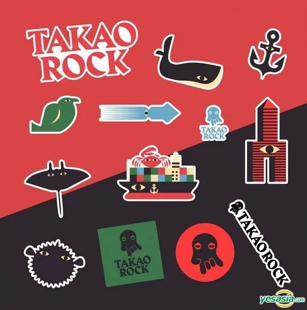 YESASIA: TAKAO ROCK Sticker Pack PHOTO/POSTER,Celebrity Gifts,GROUPS ...
