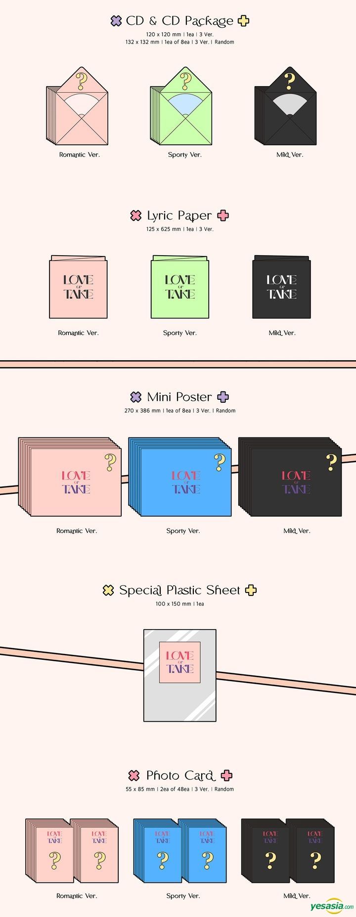 YESASIA: Image Gallery - Pentagon Mini Album Vol. 11 - LOVE or