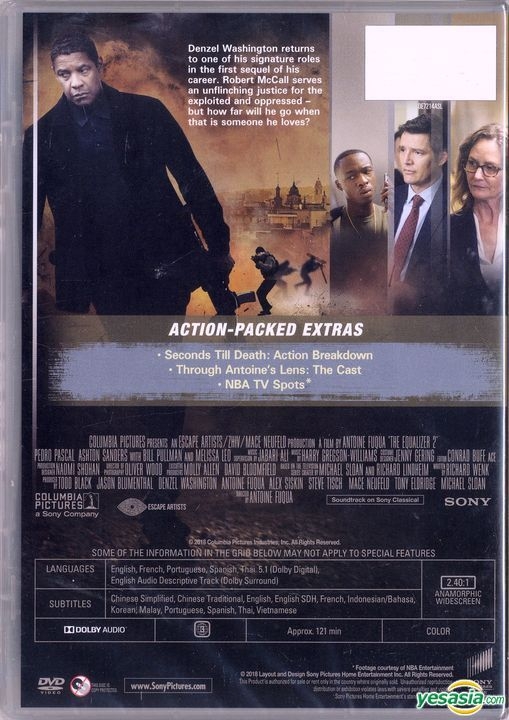 YESASIA: The 2 (2018) (DVD) (Hong Kong Version) DVD - Denzel Washington, Pedro Pascal, Intercontinental Video (HK) - Western / World Movies & Videos - Free Shipping - North Site