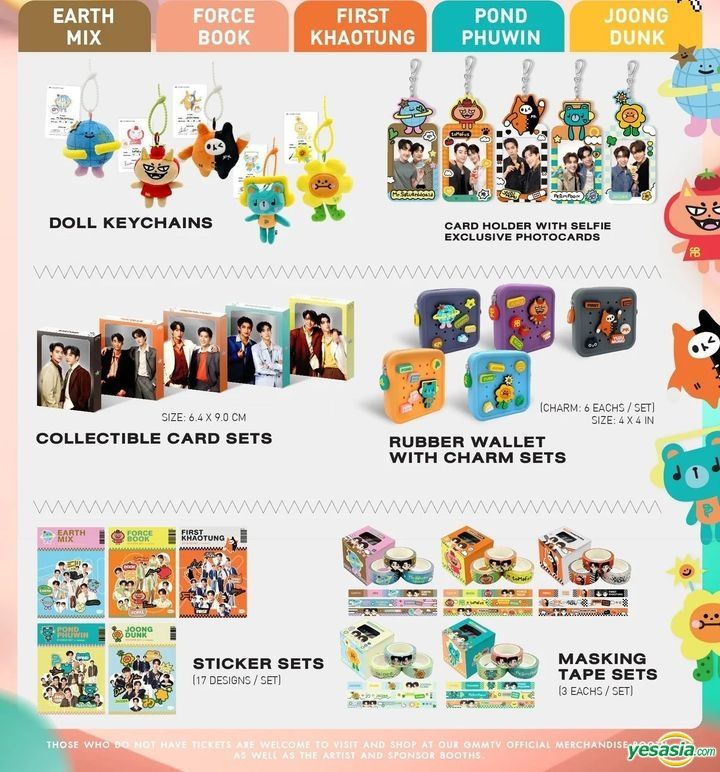 YESASIA: Fanday Bangkok : Pond & Phuwin - Card Holder Set PHOTO