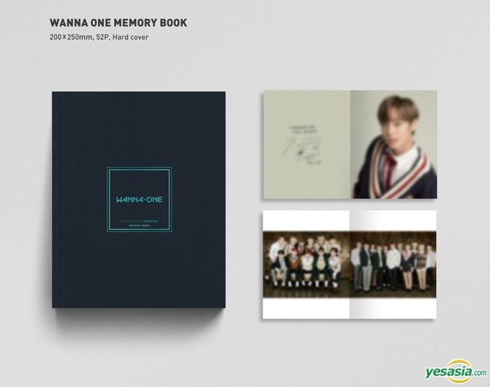 YESASIA: WANNA ONE Photo Essay Season 2 + Calligraphy Mini Poster