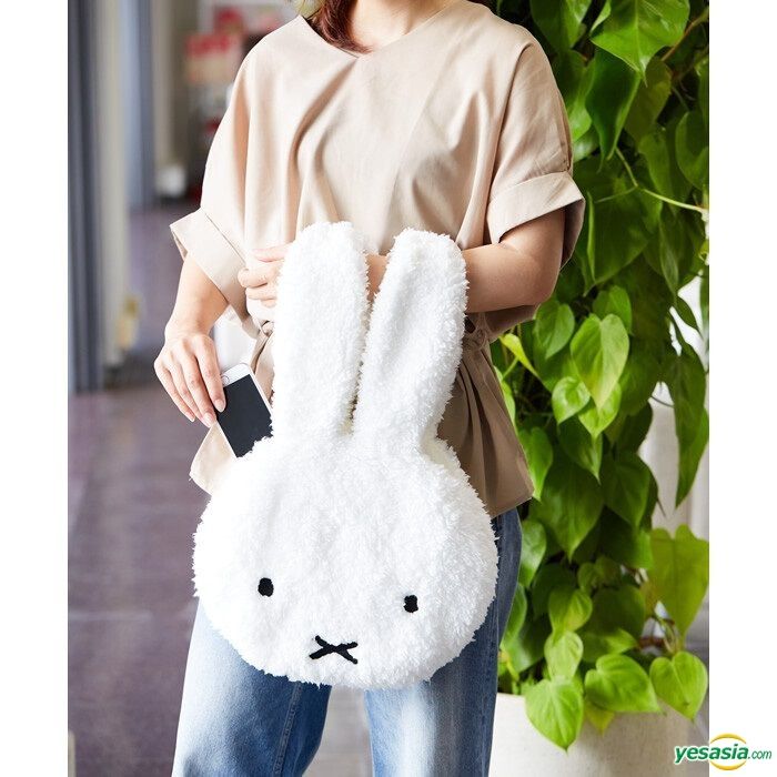 YESASIA: Miffy : Fuwa Fuwa Miffy Face Bag - Miffy, Sekiguchi - Toys ...