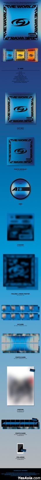 ATEEZ - THE WORLD EP.1 : MOVEMENT (A Version) + Poster in Tube (A Version)