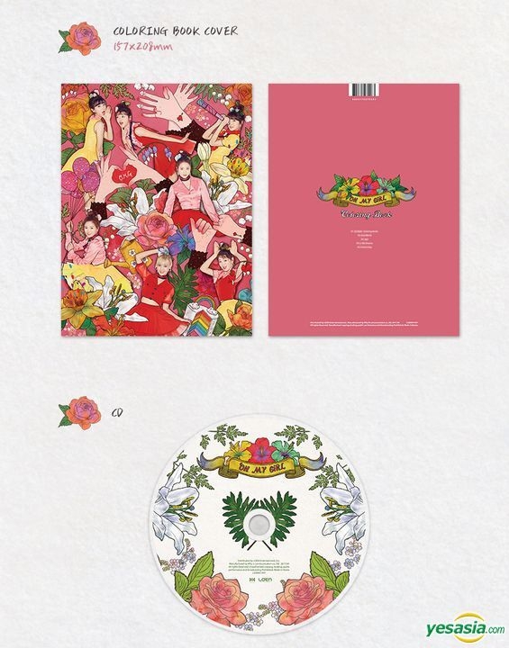 Download Yesasia Oh My Girl Mini Album Vol 4 Coloring Book Cd Oh My Girl Kakao Entertainment Kakao M Korean Music Free Shipping