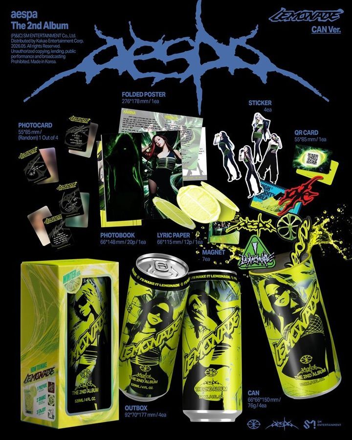 YESASIA: aespa Vol. 2 - LEMONADE (CAN Ver.) (Smart Album) (SET Ver
