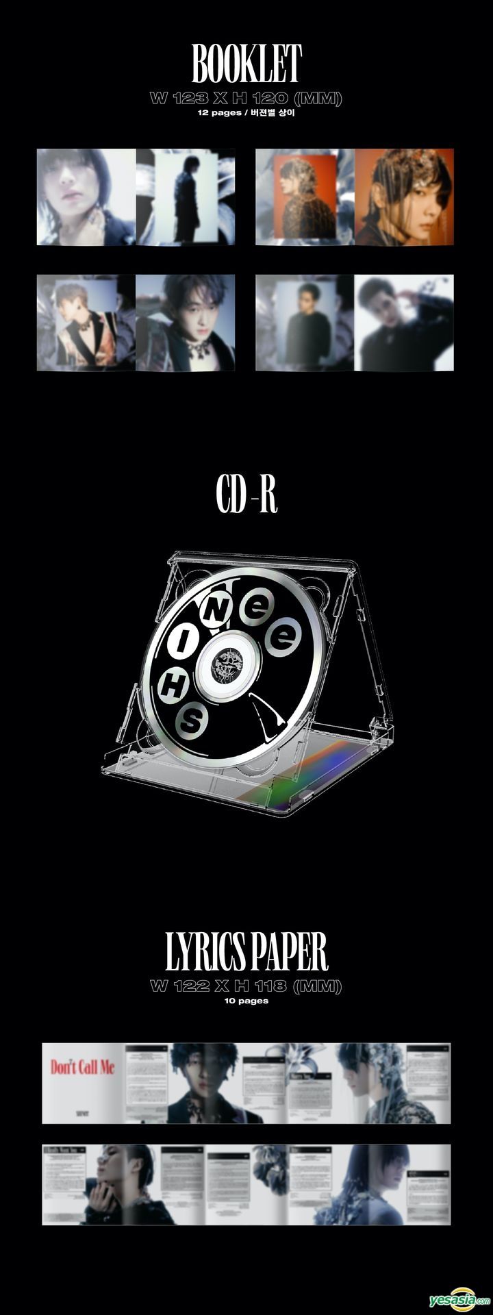YESASIA: SHINee Vol. 7 - Don't Call Me (Jewel Case Version) (MINHO