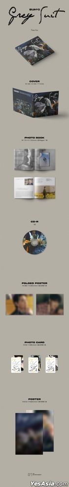 EXO: Suho Mini Album Vol. 2 - Grey Suit (Digipack Version) + Folded Poster