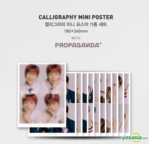 YESASIA: WANNA ONE Photo Essay Season 2 + Calligraphy Mini Poster