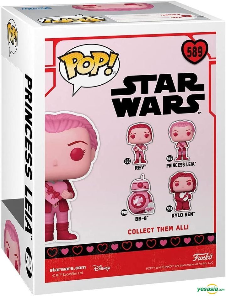 Funko Pop! Star Wars: Valentines - Rey- Figurine en Vinyle à Collectionner - Idée de Cadeau - Produits Officiels - Jouets pour Les Enfants et Adultes
