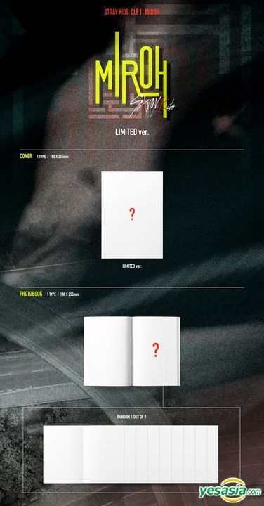 Stray Kids Miroh Limited Album factory with Poster