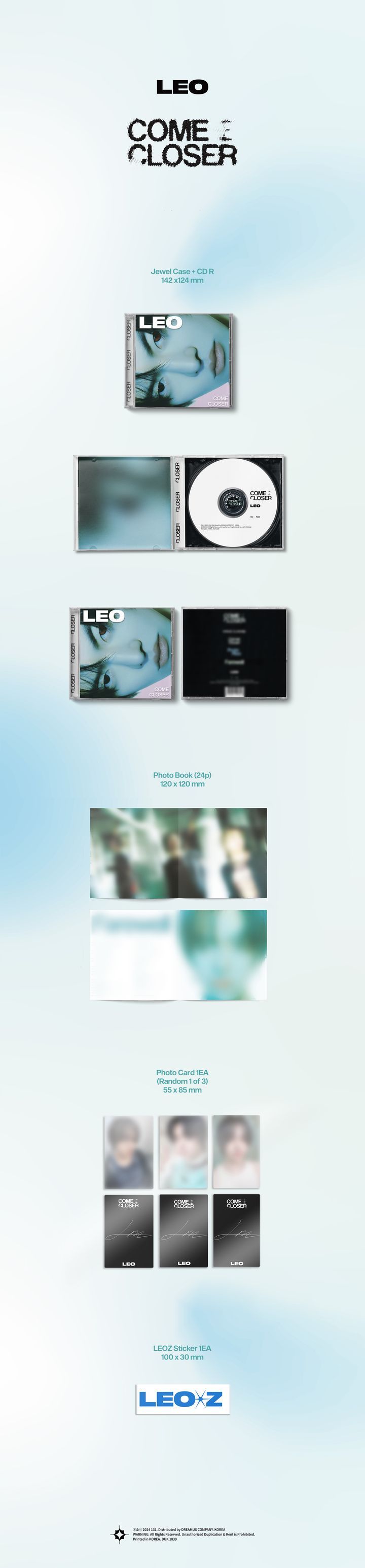 K-POP・アジア LEO come closer K-POP・アジア LEO Come Closer CD LEO [COME CLOSER] EP Album