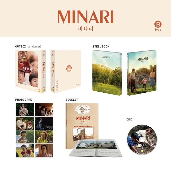 YESASIA: Minari (Blu-ray) (Lenticular Steelbook Limited Edition) (Korea  Version) Blu-ray - Will Patton, Youn Yuh Jung, Injoingan - Western / World  Movies & Videos - Free Shipping