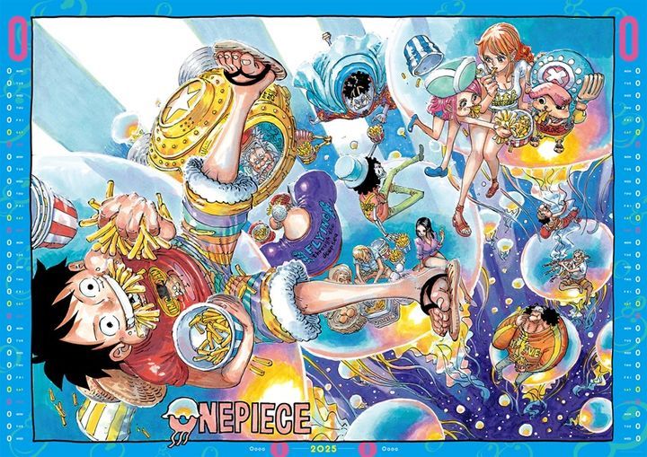 YESASIA: ONE PIECE 2025 Big Size Calendar (Comic Edition) (Japan