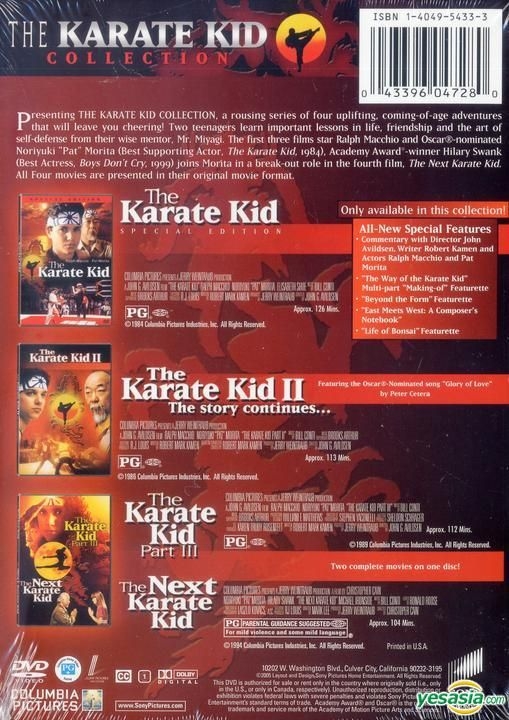 YESASIA: The Karate Kid Collection Box Set (DVD) (US Version) DVD - Ralph  Macchio, Pat Morita, Sony Pictures Entertainment - Western / World Movies &  Videos - Free Shipping - North America Site