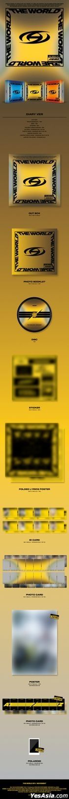 ATEEZ - THE WORLD EP.1 : MOVEMENT (DIARY Version) + Poster in Tube (DIARY Version)