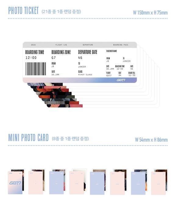 YESASIA: GOT7 Mini Album - Flight Log: Departure (Rose Quartz