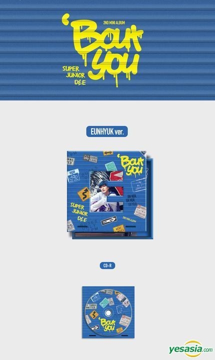 Yesasia Super Junior D E Mini Album Vol 2 Bout You Eun Hyuk Version Poster In Tube Eun Hyuk Version Cd Super Junior スーパージュニア ウニョク Smエンタテインメント 韓国の音楽cd 無料配送