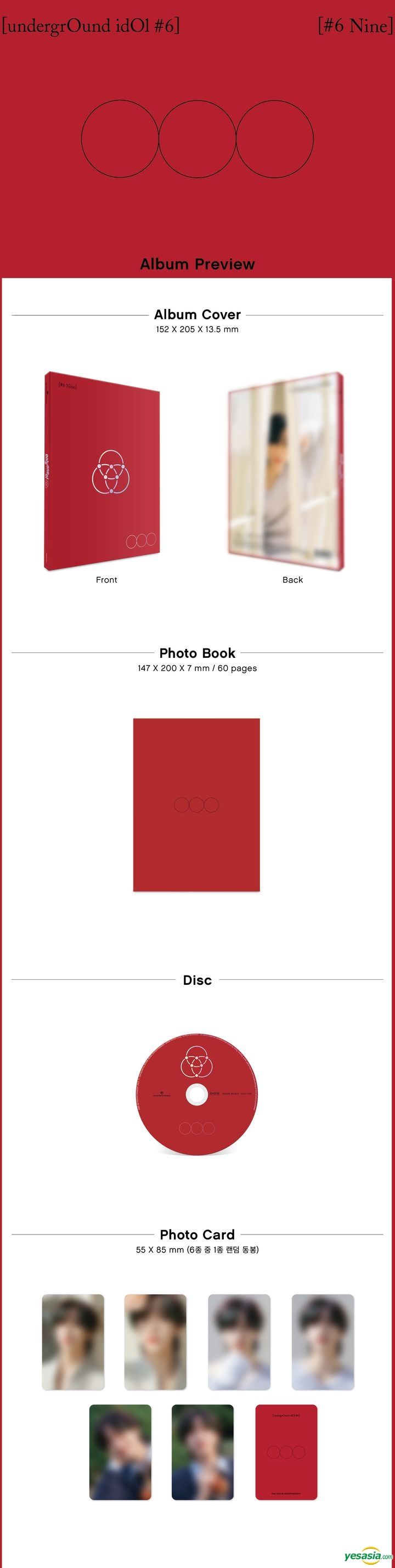 ONLYONEOF undergrOund idOl # 2 KB KYUBIN Contenuti (CD Photocard Photobook)+Tracking sigillato