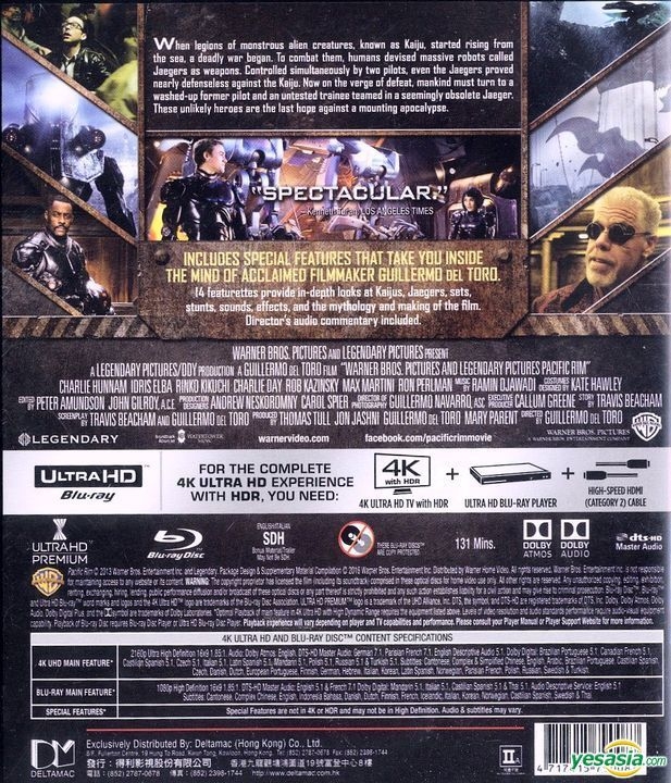 YESASIA: Pacific Rim (2013) (4K Ultra HD + Blu-ray) (Hong Kong Version ...