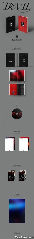 TVXQ!: Max Chang Min Mini Album Vol. 2 - Devil (Black Version) + Poster in Tube (Black Version)