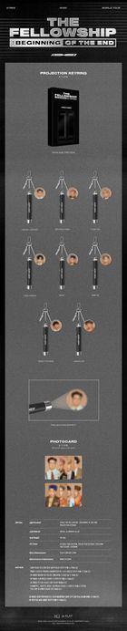 ATEEZ THE FELLOWSHIP : BEGINNING OF THE END PROJECTION KEYRING - MIN GI