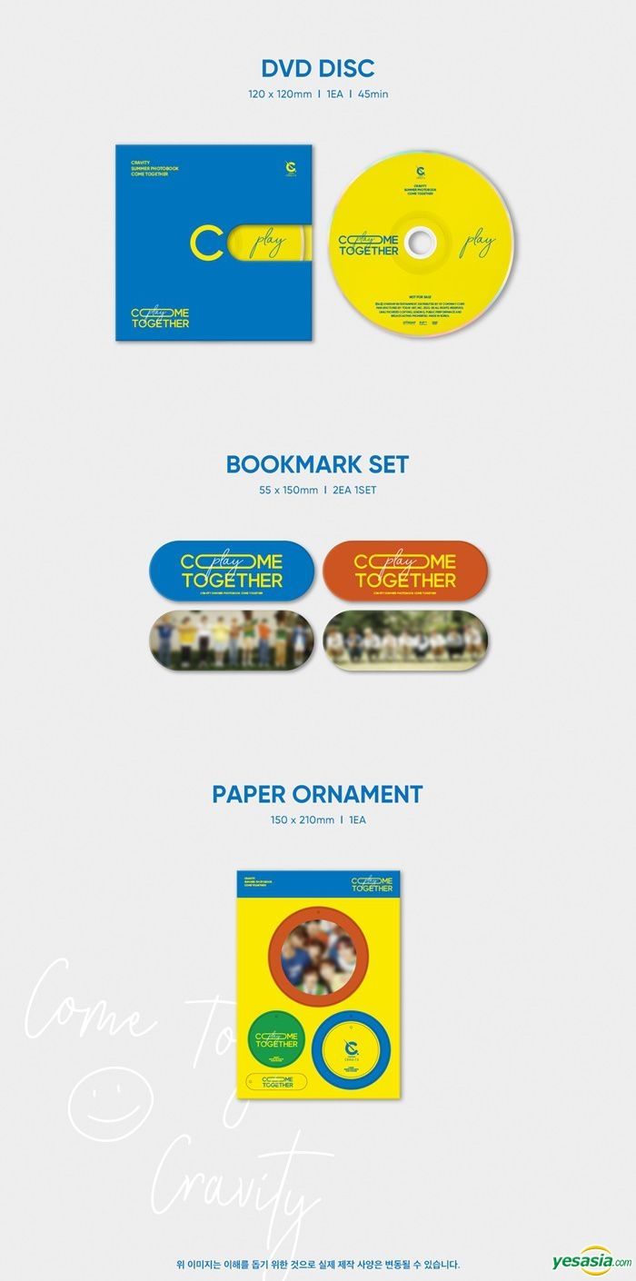 YESASIA : Cravity Summer Photobook 'COME TOGETHER' (PLAY Version