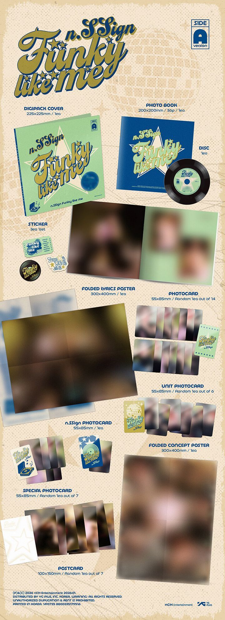 YESASIA: n.SSign - Funky like me (Random Ver.) Music - n.SSign