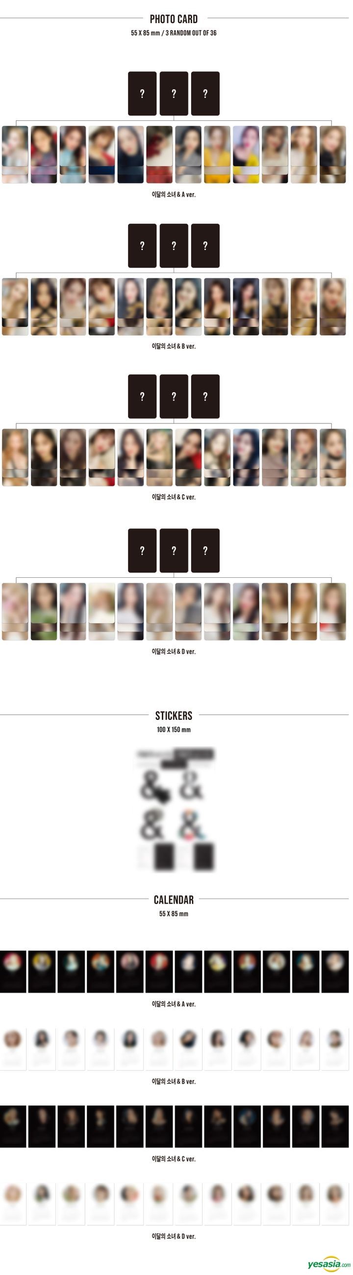 LOONA Mini Album Speciale Estivo 'Flip That' (Versione Casuale) - Photobook 100p, Photocard, Poster