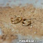 Victon : Han Seung Woo Style - Omiru Earrings (Gold Pair)