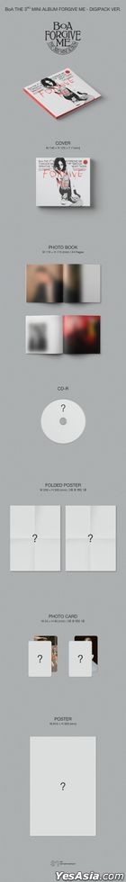 BoA Mini Album Vol. 3 - Forgive Me (Digipack Version) + Poster in Tube (Digipack Version)